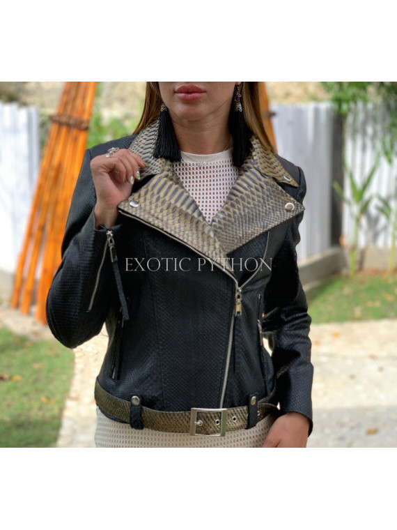 Women's snakeskin jacket JT-86