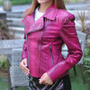 Women's snakeskin jacket JT-85