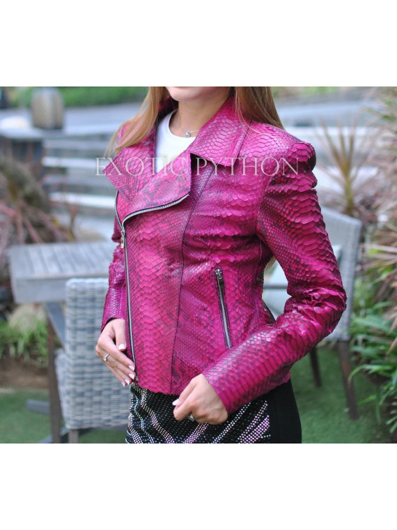 Women's snakeskin jacket JT-85