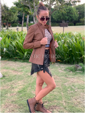 Women's snakeskin jacket  JT-82