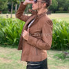 Women's snakeskin jacket  JT-82