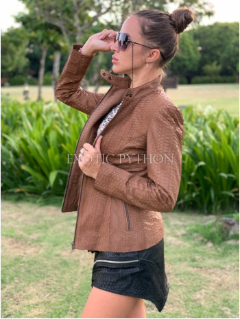 Women's snakeskin jacket  JT-82