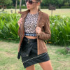 Women's snakeskin jacket  JT-82