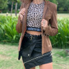 Women's snakeskin jacket  JT-82