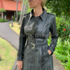 Women's snakeskin coat JT-83