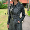 Women's snakeskin coat JT-83