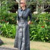 Women's snakeskin coat JT-83