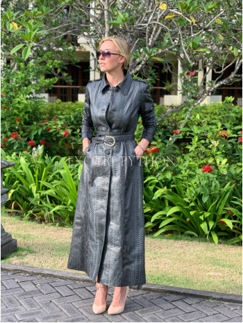 Women's snakeskin coat JT-83