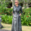 Women's snakeskin coat JT-83