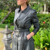 Women's snakeskin coat JT-83