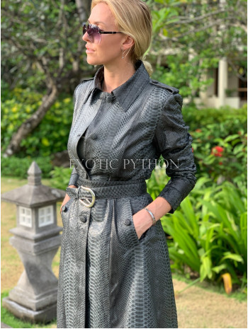 Women's snakeskin coat JT-83