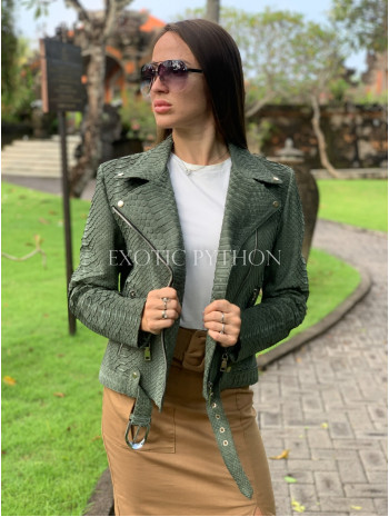 Women's snakeskin jacket JT-89