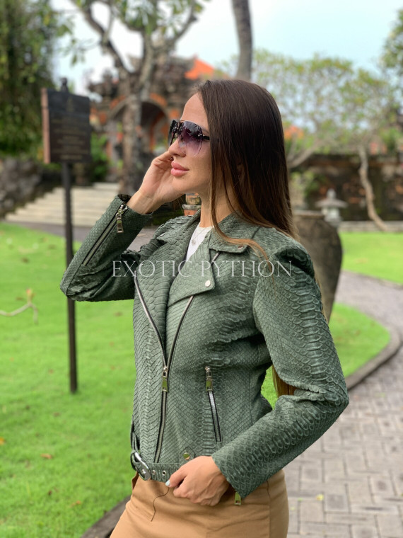 Women's snakeskin jacket JT-89