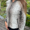 Women's bomber snakeskin jacket JT-88