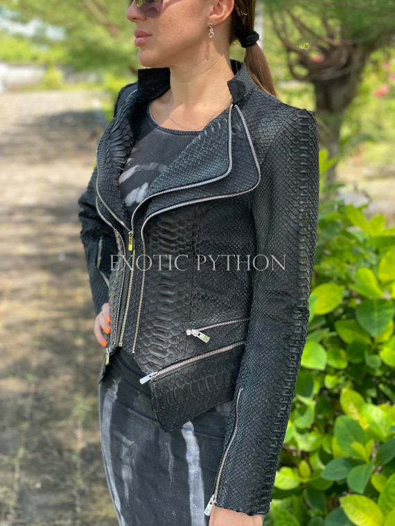 Women's snakeskin jacket  JT-100