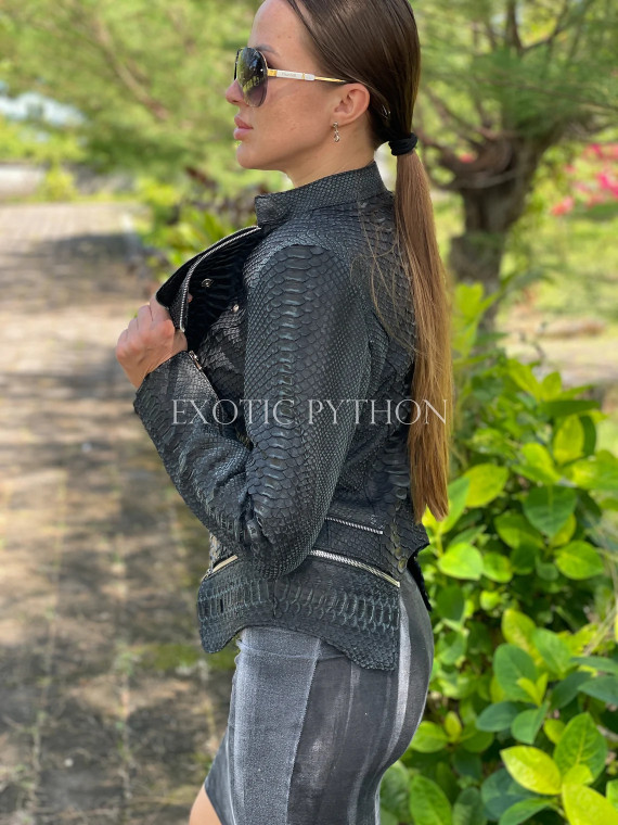 Women's snakeskin jacket  JT-100