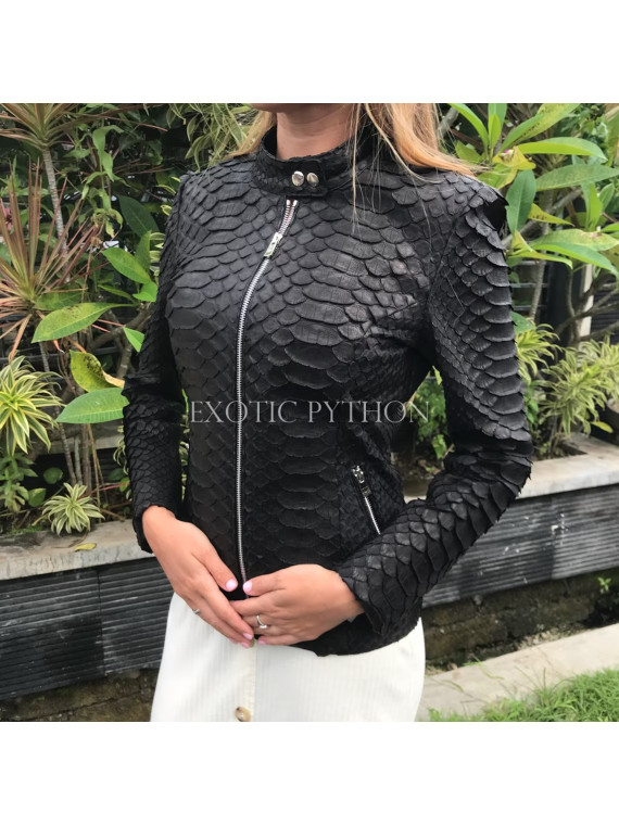 Women's snakeskin jacket  JT-101