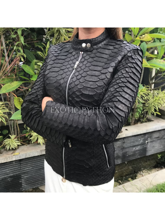 Women's snakeskin jacket  JT-101