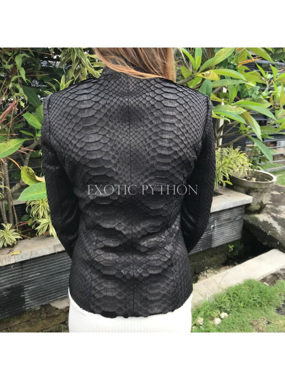 Women's snakeskin jacket  JT-101