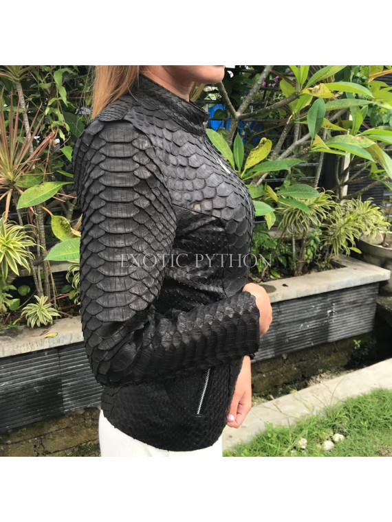 Women's snakeskin jacket  JT-101