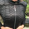 Women's snakeskin jacket JT-101
