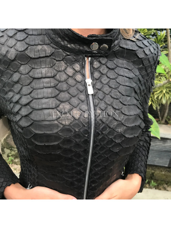 Women's snakeskin jacket  JT-101