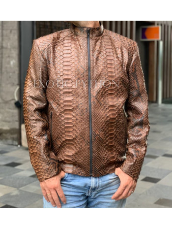 Men's snakeskin jacket JT-102