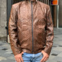 Men's snakeskin jacket JT-102