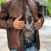 Men's snakeskin jacket JT-102