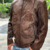 Men's snakeskin jacket JT-102