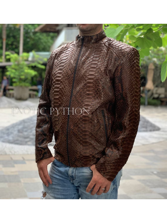 Men's snakeskin jacket JT-102