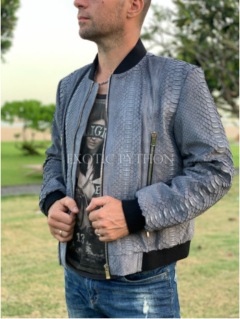 Men's snakeskin jacket JT-107