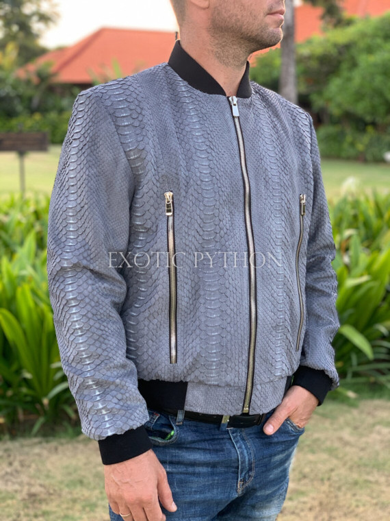 Men's snakeskin jacket JT-107