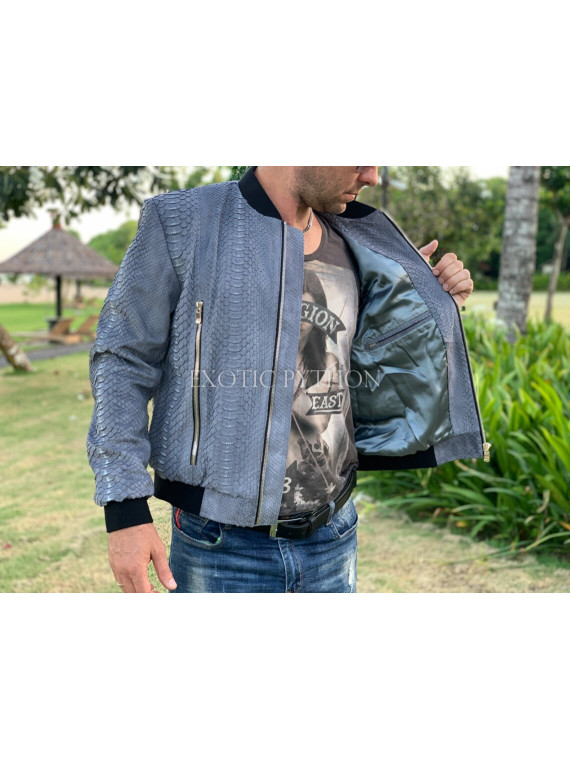 Men's snakeskin jacket JT-107