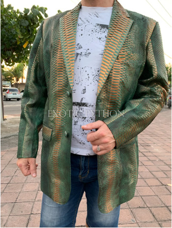 Men's snakeskin jacket JT-108