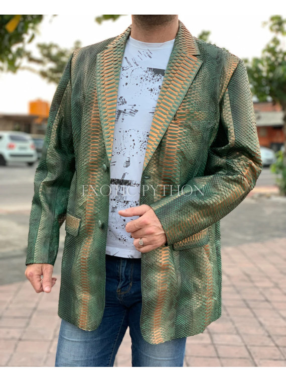 Men's snakeskin jacket JT-108