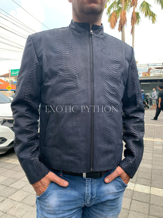 Men's snakeskin jacket JT-109