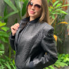 Women's bomber snakeskin jacket JT-95