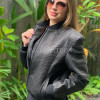 Women's bomber snakeskin jacket JT-95