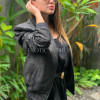 Women's bomber snakeskin jacket JT-95