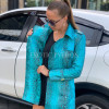 Women's trench snakeskin coat JT-96