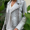 Women's snakeskin jacket  JT-97