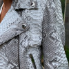 Women's snakeskin jacket  JT-97