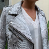 Women's snakeskin jacket  JT-97