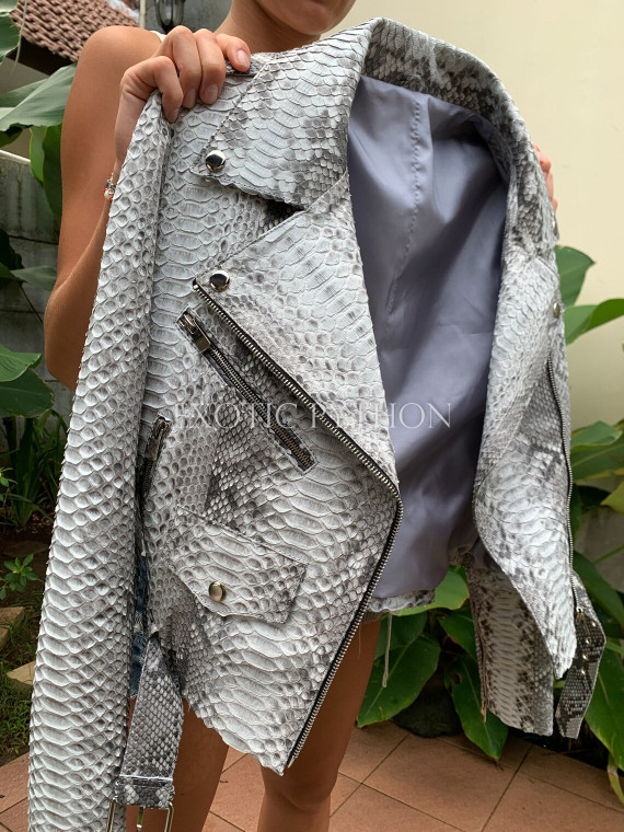 Women's snakeskin jacket  JT-97