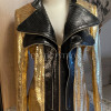 Women's gold snakeskin jacket  JT-99