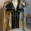 Women's gold snakeskin jacket  JT-99