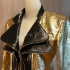 Women's gold snakeskin jacket  JT-99