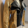 Women's gold snakeskin jacket  JT-99