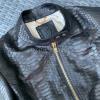 Black snakeskin jacket JT-91